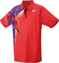 YONEX (ヨネックス) テニス ゲームシャツ・パンツ ユニゲームシャツ 【サンセットレッド】 10606 496 トレーニングシャツ ゲームウェア トップス...