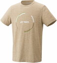 YONEX (ヨネックス) テニス Tシャツ ユニドライTシャツ(フィットスタイル) 【サンドベージュ】 16708 194 半袖Tシャツ ハーフTシャツ ユニ...