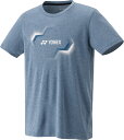 YONEX (ヨネックス) テニス Tシャツ ユニドライTシャツ(フィットスタイル) 【フェルトブルー】 16806 590 半袖Tシャツ ハーフTシャツ ユニ...