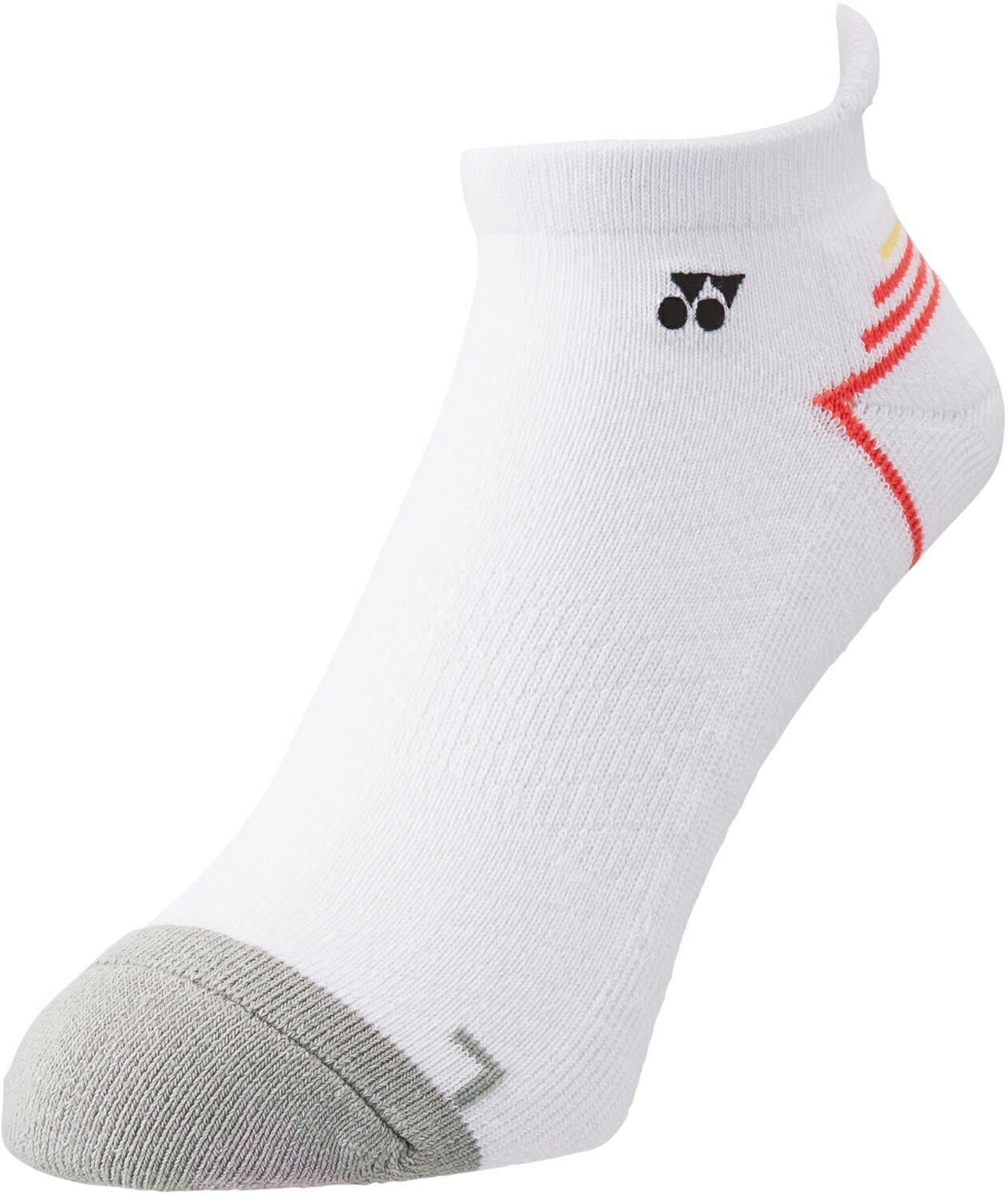 YONEX （ヨネックス） テニス ソックス メンズスニーカーインソックス 【パールレッド】 19216 321 ソックス 靴下 メンズ 男性用 ホワイト 白 24SS {NP}