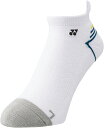 YONEX (ヨネックス) テニス ソックス メンズスニーカーインソックス 【ナイトスカイ】 19216 609 ソックス 靴下 メンズ 男性用 ホワイト 白 24SS {NP}