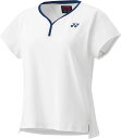 YONEX (ヨネックス) テニス ゲームシャツ・パンツ ウィメンズゲームシャツ 【ホワイト】 20837 011 トレーニングシャツ ゲームウェア トップス レディース 女性用 ホワイト 白 25SS {NP}