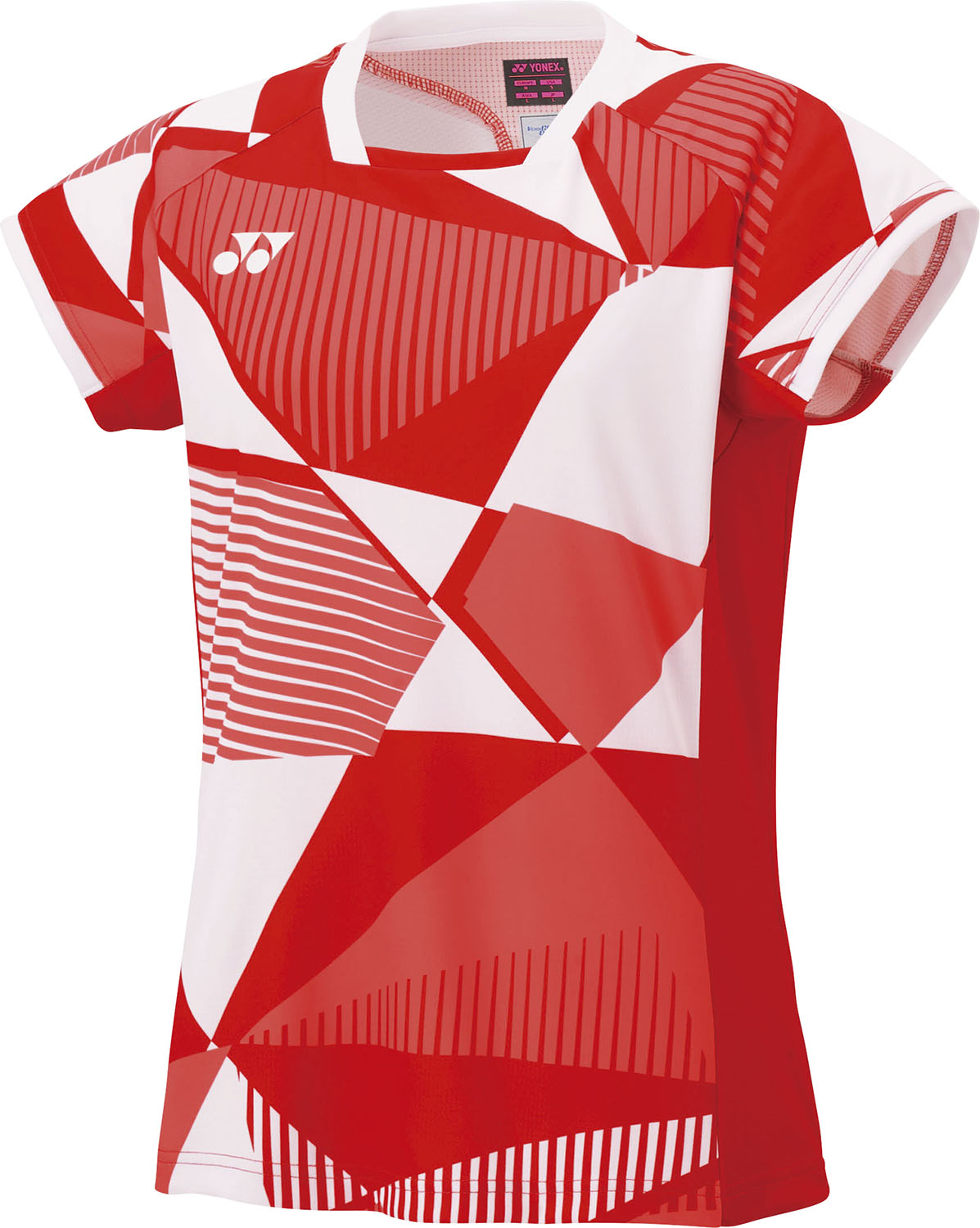 YONEX （ヨネックス） テニス ゲームシャツ・パンツ ウィメンズゲームシャツ 【タンゴレッド】 20850 587 トレーニングシャツ ゲームウェア トップス レディース 女性用 レッド 赤 25SS {NP}