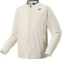 YONEX (ヨネックス) テニス トレーニングウェア ユニウォームアップシャツ(フィットスタイル) 【ナチュラル】 50168 206 WUPニットジャケット...