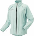 YONEX (ヨネックス) テニス トレーニングウェア ウィメンズウォームアップシャツ 【スモークミント】 57082 647 トレーニングシャツ ジャケット レディース 女性用 グリーン 緑 24SS {NP}