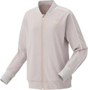 YONEX (ヨネックス) テニス トレーニングウェア ウィメンズニットウォームアップシャツ 【サンドグレー】 57084 464 トレーニングシャツ ジャケッ...