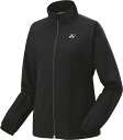 YONEX (ヨネックス) テニス ウインドウェア ウィメンズ裏地付ウィンドウォーマーシャツ 【ブラック】 78076 007 ウインドシャツ ジャケット レディース 女性用 ブラック 黒 24FW {NP}