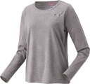 YONEX (ヨネックス) テニス Tシャツ ウィメンズロングスリーブTシャツ 【グレー】 16815 010 ロングTシャツウィメンズ Tシャツ レディース ...