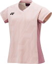 YONEX (ヨネックス) テニス ゲームシャツ・パンツ ウィメンズゲームシャツ 【スモークピンク】 20844 486 ゲームシャツウィメンズ ゲームシャツ ...
