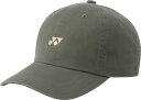 YONEX (ヨネックス) テニス 帽子 ユニキャップ 【オリーブ】 40128 149 CAP 帽子 メンズ・レディース 男性用・女性用 カーキグリーン 緑 25SS {SK}