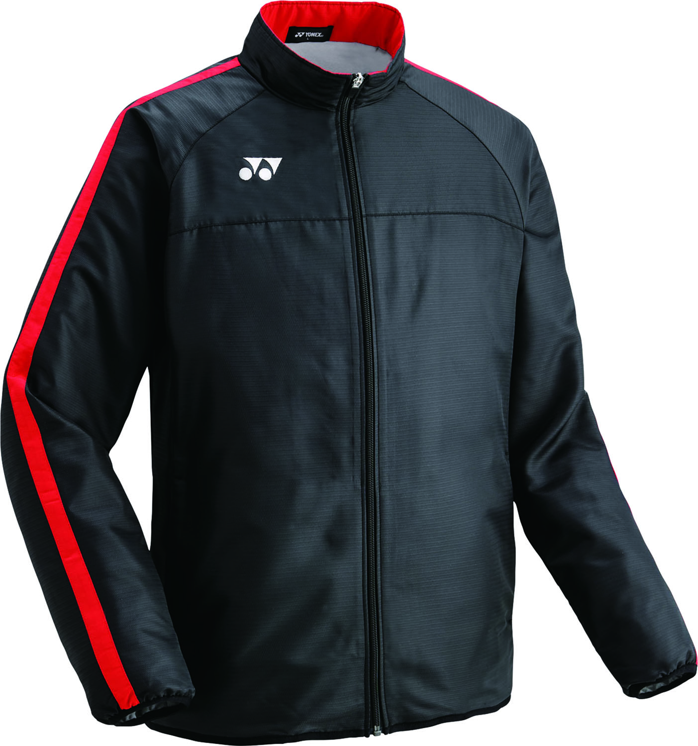 YONEX （ヨネックス） サッカー ウインドウェア ジュニア裏地付ウォーマージャケット 【ブラック/レッ..