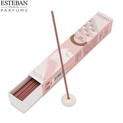 【在庫限り※←】ESTEBAN（エステバン）　イリス・カシミア　インセンス　香立て付　お香　スティック型　日本香堂