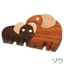 WOOD REST　木製のはしおき　pittari（ピッタリ）　ゾウ　箸置き サンライフ