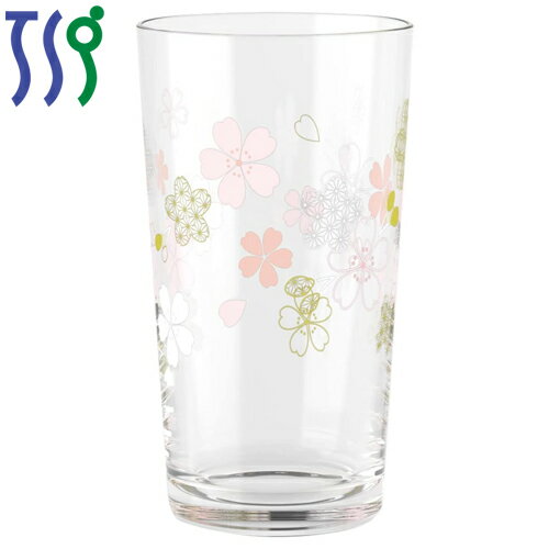 酒器　和紋　さくら柄　杯（細長）　東洋佐々木ガラス BT-20203-J423