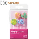 商品の特長 BCC（Birthday Candle Company）は新ロゴになり、KAMEYAMAと社名が入りました。「たくさんの笑顔が生まれるバースデーキャンドルを、もっと身近に！」ナンバーキャンドルを中心に2004年からご愛用いただいたおります。多くの方々の笑顔のとなりにあり続けたいと願っています。〇ケーキにさして、かわいくデコレーションしよう。〇かわいいパーティーキャンドルシリーズです。商品サイズ W77×L25×H147mm品質表示 パラフィン、合成樹脂 使用上の注意●炎は途中で消えるようになっておりますが、安全のため点火してから3分以内に消火してください。●必ず台紙から取り外してご使用ください。●キャンドルをセットする際はキャンドルどうしが接触しないよう十分に間隔を開けて配置してください。●本品は食べ物ではありません。誤って口に入れたり、身体にささないようにご注意ください。●火を灯したら絶対にそばを離れないでください。●本品はパラフィンが原料ですので、消火の際は水を使用しないでください。●燃えやすい物の近くや風の当たる場所でのご使用は避け、安全な場所で真っ直ぐに固定してご使用ください。●燃焼中の転倒にご注意ください。●スティック部分に燃え移らないように、ロウの残りが10mmほどになったらご使用をおやめください。●ご使用の際は、ロウが垂れる場合がありますので、アルミホイルなどで受け皿を作って置くことをお勧めします。●就寝の際には必ず消火を確かめてください。●高温所や小児やペットのそばで燃焼、保管はしないでください。●ペイントやサイズに多少の違いがありますが不良品ではありません。●商品画像は出来るだけ現物と同じになるよう撮影しておりますが、若干色味が違う場合もございます。備考 離れる時は、火を消して。　〜全日本ローソク工業会〜 一部商品が他店舗との共通在庫のため、最新在庫が反映されていない場合がございます。 一時的な在庫切れの場合は、追って納期をご連絡いたします。 PCディスプレイの性質上、実際の色と異なって見える場合がございますので予めご了承ください。 本製品のデザイン・仕様等はリニューアルに伴い予告なく変更する場合があります。 現行品・リニューアル品と混在してお届けする場合がございます。 あらかじめご了承ください。 カメヤマ　BCC　ろーそく　ローソク　ろうそく　ロウソク　蝋燭　亀山キャンドル　贈答用　ギフト　デコ　デコレーション　【0304】