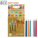 レインボーモーメント キャンドル 6色×各1本 カメヤマ BCC