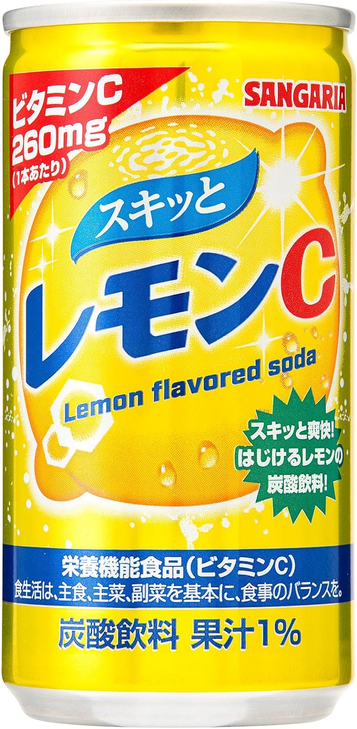 サンガリア スキッとレモンC 190g缶x3