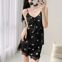 【期間限定 300円OFFで2880⇒2580円】ナイトウェア 2点セット レディース キャミ ショートパンツ セットアップ 涼しい ルームウェア レース 胸元...