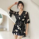 【お盆SALE 500円OFFクーポンで5980⇒5480円】ママ水着 みずぎ 水着 レディース セットアップ 体型カバー 3点セット セパレート ブラウス 大...