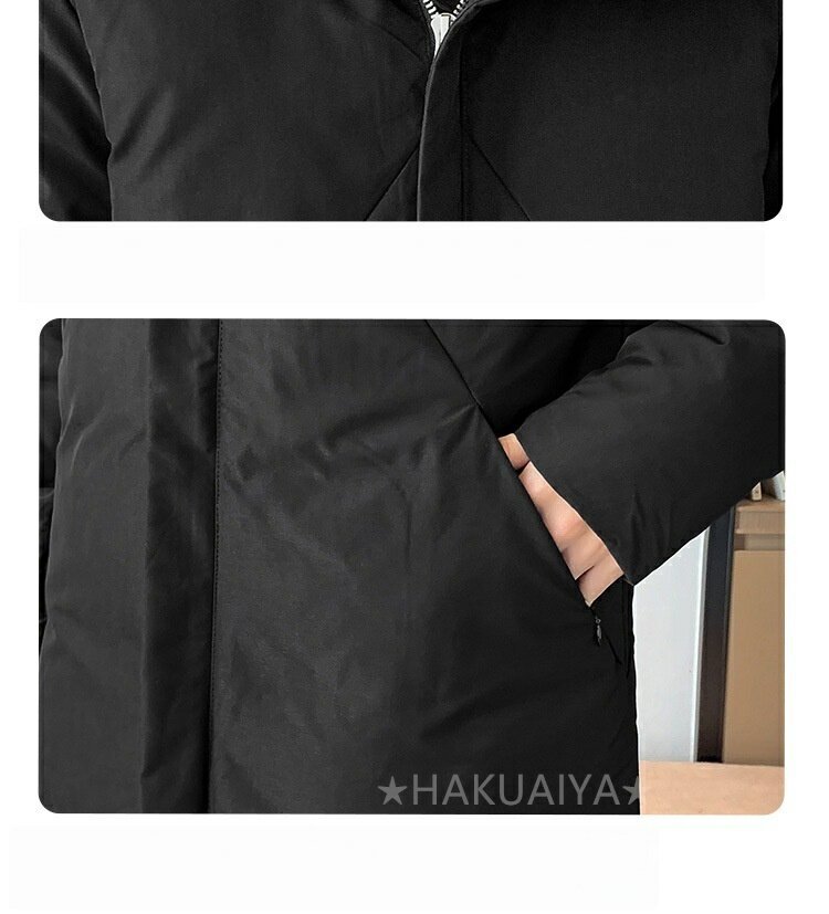 ダウンジャケット 冬新作 80％フェザー メンズ 暖かい ロング丈 フード付きアウター 防寒アウター カップルアウター ユニセックスコート 冬 保温 通勤アウター 通学