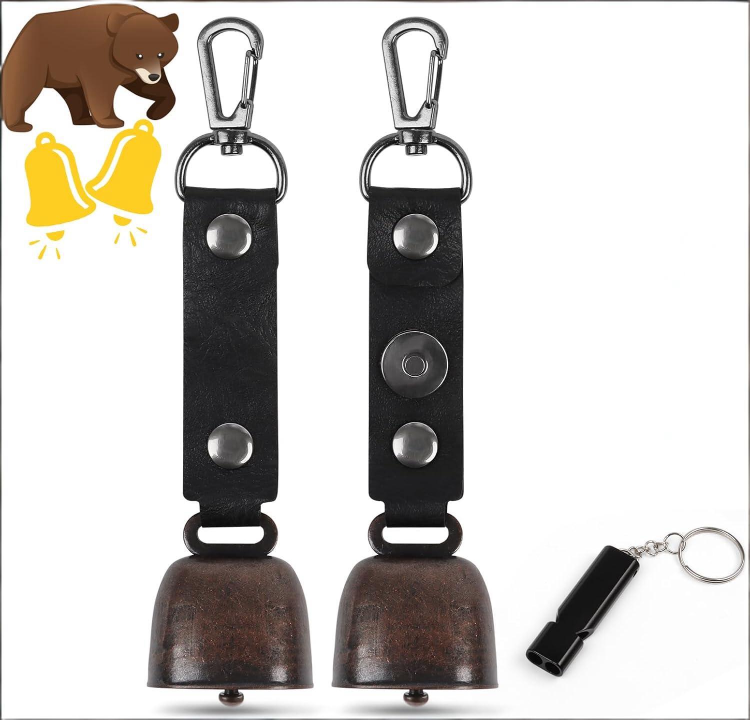 熊よけ鈴 熊鈴 消音機能 【軽量設計・持ち運びやすい】 熊鈴 大音量 熊よけベル トレッキングベル 熊よ..