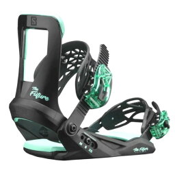 salomon snowboard 　THE FUTURE　BLACK　BLUE　サイズ　XS～Mまで調整可能です/ ジュニア・キッズのスノーボードビンディング　成長の早いお子様に最適なジュニア用ビンディング