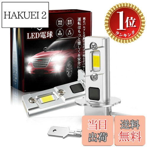 【楽天ランキング1位獲得】【送料無料】「超ショートタイプ！」Perrace H3 H3a LED フォグランプ イエロー 3000K 爆光 12V/24V兼用 角度調整可能 車用/トラック用 キャンセラー内蔵 車検対応 2個セット