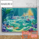 Qinunipoto 背景布 1.5x1m 海の底模様 可愛い 人魚 cosplay背景 子供撮影 誕生日 記念写真 パーティー背景 写真 撮影用 壁飾り 赤ちゃんの写真 新生児記念写真 肖像画 写真スタジオ フォトブース小道具 ビニール製