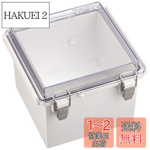 タカチ電機工業 BCAP型防水・防塵開閉式プラボックス BCAP151512T