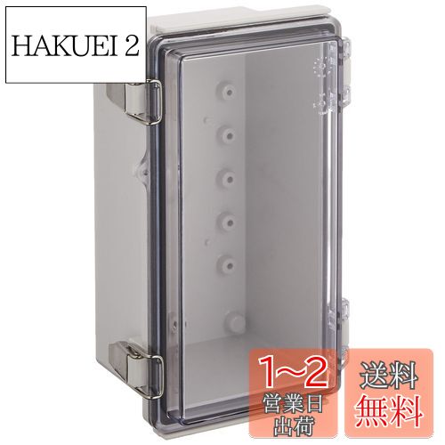 タカチ電機工業 BCAP型防水・防塵開閉式プラボックス BCAP112110T