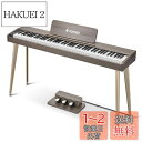 Donner 電子ピアノ 88鍵盤 木製 タッチ MIDI対応 3本ペダル スタンド アダプター付 初心者 子供 大人 コンパクト 日本語取扱説明書 DDP-6...