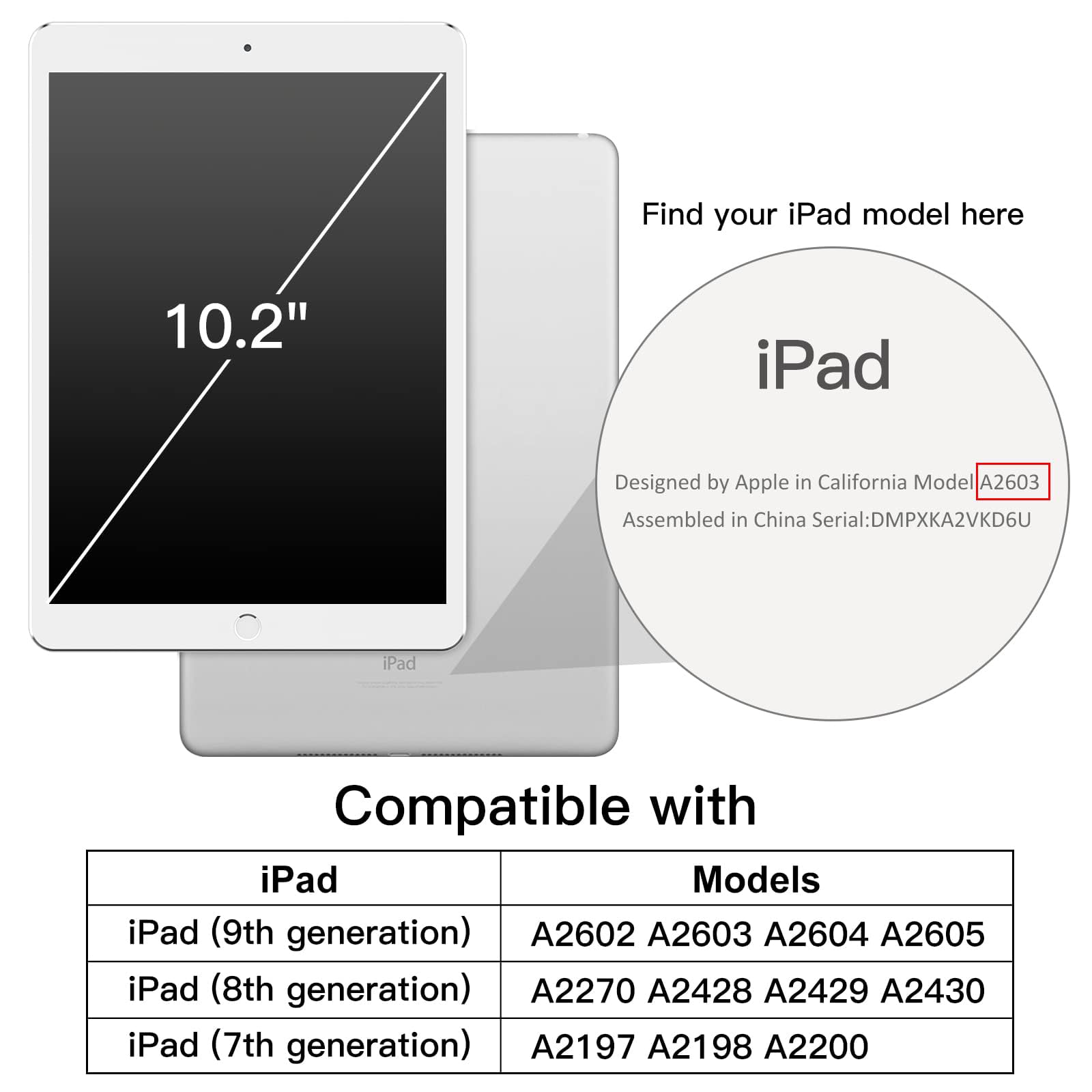 JEDirect 回転ケース iPad 9/8/7 (10.2インチ、2021/2020/2019モデル、第9/8/7世代用) Pencilホルダー付き 360°保護 スタンドカバー クリアバック 自動ウェイク/スリープ (抹茶グリーン)