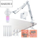 CACENCAN M06 マイク アーム スタンド マイク ブームアームスタンド マイクスタンド アーム 耐荷重:1.8kg マイククリップ&3/8