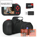 キッズカメラ 子供用カメラトイカメラ 4800万画素 1080P HD 動画カメラ, 2.4インチIPS 画面 キッズデジカメ, 32GBメモリーカード付き/カード読み取り装置/オートフォーカス 3-12歳男の子と女の子のためのトイカメラ, 人気子ども用 子供の日 クリスマス 誕生日プレゼント