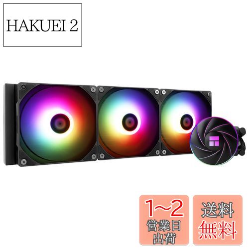 THERMALRIGHT AQUA ELITE 360 BLACK ARGB CPU䥯顼CPU󥵥360120mm PW...