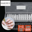 Annhua ネイルチップ クリア 270枚入り ネイル長さだしチップ アーモンド型 ミディアム 透明つけ爪 クリアチップセット サンディング済みネイルチップ ...