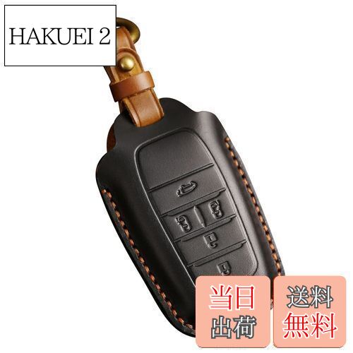 【送料無料】[YANMW] 新型 ヴォクシー ノア 90 系 キーケース レザー キーホルダー 本革キーホル (ブラック)