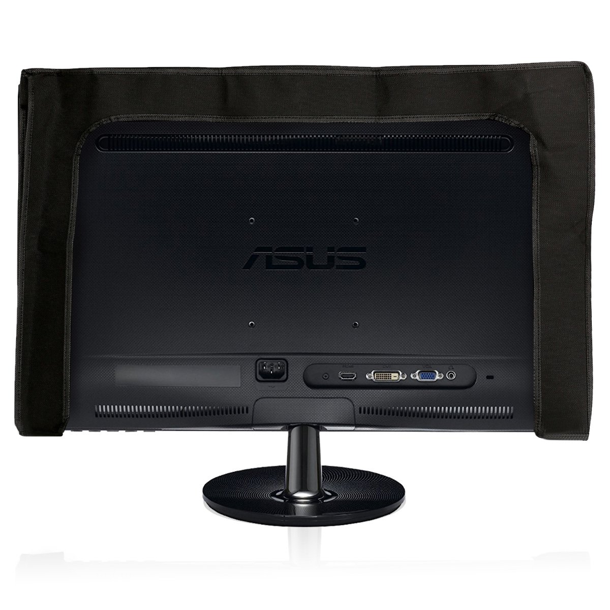 kwmobile 24-26"モニター対応 モニターカバー - PC 画面 ディスプレイカバー - パソコン ホコリ 傷 日光 防止