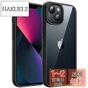 JETech iPhone 13 6.1インチ用 ケース 耐衝撃スマホバンパーカバー ソリッドカラー マットTPUフレーム 傷つけ防止 クリアバック (ブラック)