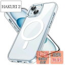 JETech iPhone 15 6.1インチ用 マグネット ケース MagSafe ワイヤレス充電対応 衝撃吸収 バンパーカバー 傷つけ防止 透明バック (ク...