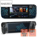 Miimall【ブルーセルラー柄】Steam Deck専用 PVCスキンステッカー スチームデッキ 薄型シート 超耐久 極上のタッチ感 超薄 汚れ対策 気泡防止...