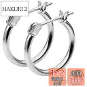 GOKEI フープピアス 16mm フープ シルバー925 純銀 リングピアス レディース 両耳 20G リング シンプル 軟骨 メンズ 男女兼用 ジュエリー ...
