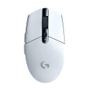 Logicool G ゲーミングマウス G304 LIGHTSPEED ワイヤレス ゲーミング マウス G304rWH 軽量 99g HERO 12Kセンサー 6個プログラムボタン 250時間連続使用可能 ホワイト PC windows mac 国内正規品 【 ファイナルファンタジー XIV 推奨モデル 】(2)