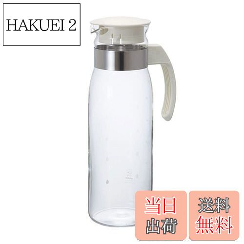 【送料無料】HARIO(ハリオ) 冷蔵庫 ポット スリム N オフホワイト 1400ml 日本製 麦茶ポット プレゼント ギフト 贈り物 RPLN-14-OW
