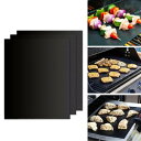 GWHOLE グリルマット バーベキュー 網 BBQシート 鉄板用 3枚セット 繰り返す 使用可能 50*40cm 3枚セット キャンプ用品(4)