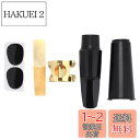 Alomejor 5点セット アルトサックスサックス用品 マウスピース キャップ/リード/バックル/パッド サックス対応 サックスアクセサリー