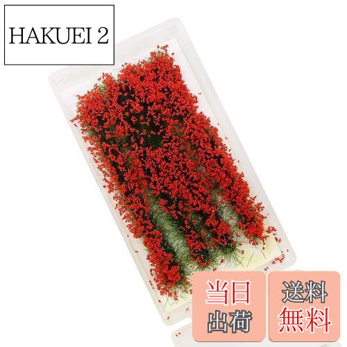 【送料無料】花 ジオラマ用素材 草花シリーズ 赤 情景コレクション グラス模型 建物モデル 装飾 風景 ..