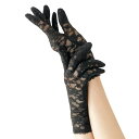 メイダイ(MEIDAI) 手袋 ブラック レースグローブ black パーティードレス レース ショート丈グローブ パーティー小物 結婚式 二次会 発表会 披露...