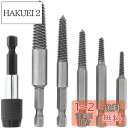 【送料無料】KEWAYO 6本 ネジ抽出器 潰れたネジ取り ネジ取り 破損したボルト 抜き取り器 破損スクリューエクストラクター 潰れたネジ 折れたボルトビス頭...