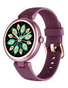 SHANG WING スマートウォッチ レディース 小さめ 腕時計 女性用 Smart Watch Women 1.09インチ高精細画面 iPhone/Android対応 着信通知 24時間 女性生理周期管理 文字盤自由設定 日本語説明書付き Lynn
